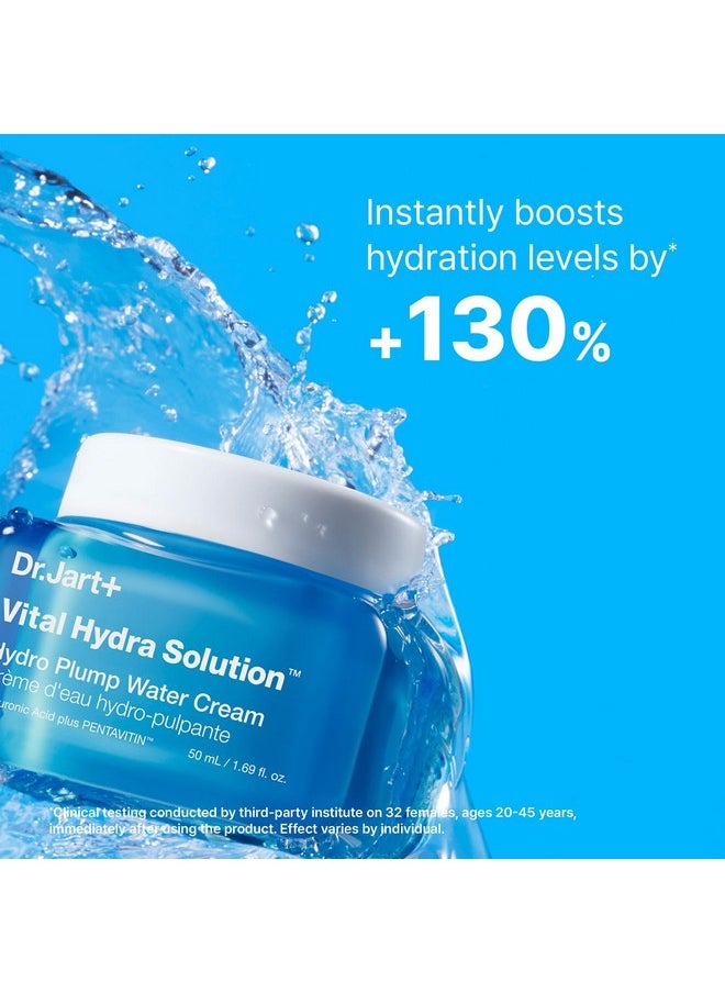 Dr.Jart+ Vital Hydra Solution Water Cream Glow Hydrating Face Moisturizer with Hyaluronic Acid | Korean Skin Care, 1.69 Fl Oz