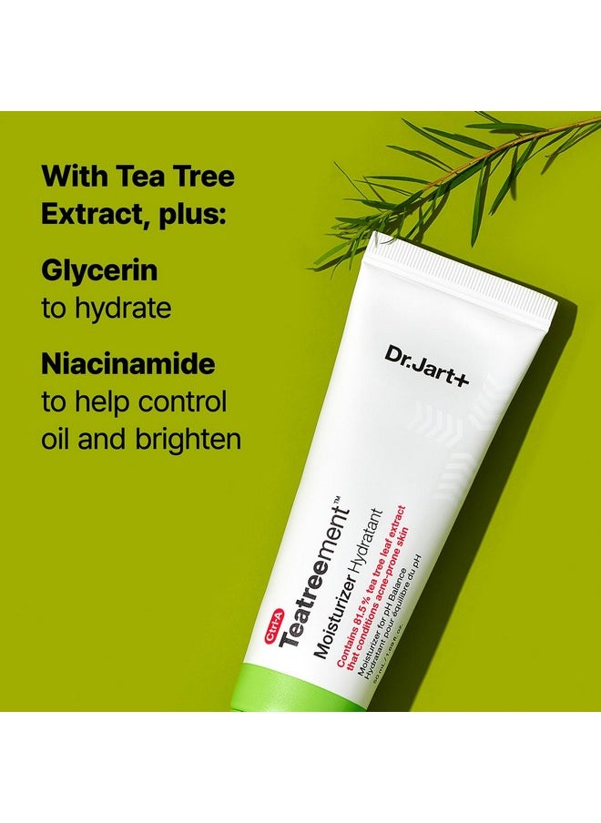 Dr.Jart+ Teatreement Face Moisturizer for Oily Skin with Niacinamide and Glycerin | Korean Skin Care, 1.69 Fl Oz