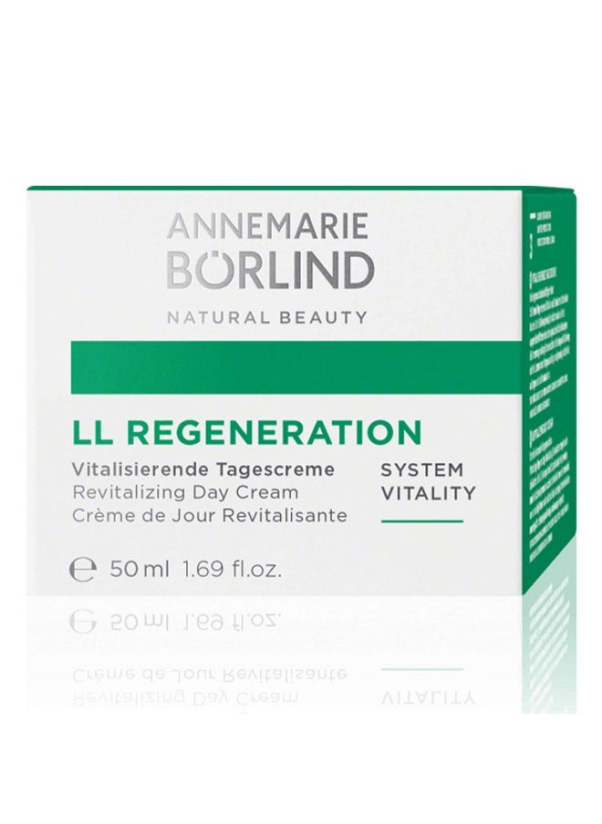ANNEMARIE BÖRLIND - LL REGENERATION Revitalizing Day Cream - Natural Vitamin C E and Retinoid Anti Aging Face Cream for Visibly Firmer and Wrinkle Free Skin - Step 3 of 5 - 1.69 Fl Oz.