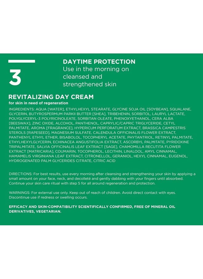 ANNEMARIE BÖRLIND - LL REGENERATION Revitalizing Day Cream - Natural Vitamin C E and Retinoid Anti Aging Face Cream for Visibly Firmer and Wrinkle Free Skin - Step 3 of 5 - 1.69 Fl Oz.