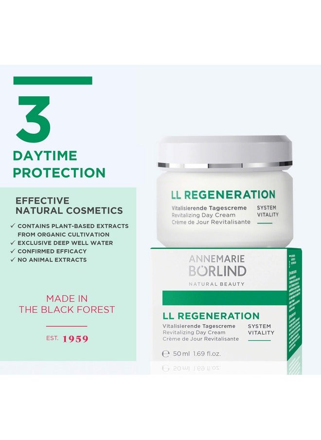 ANNEMARIE BÖRLIND - LL REGENERATION Revitalizing Day Cream - Natural Vitamin C E and Retinoid Anti Aging Face Cream for Visibly Firmer and Wrinkle Free Skin - Step 3 of 5 - 1.69 Fl Oz.