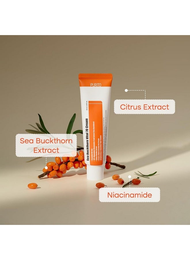 PURITO [ESSENTIAL OIL-FREE Sea Buckthorn Vital 70 Cream 50ml / 1.7 fl.oz
