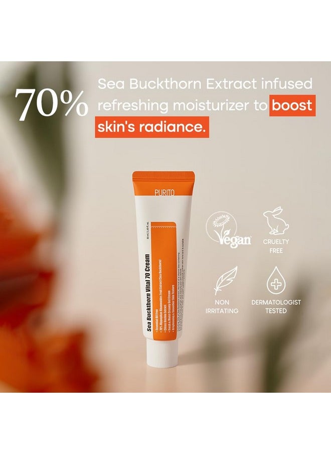 PURITO [ESSENTIAL OIL-FREE Sea Buckthorn Vital 70 Cream 50ml / 1.7 fl.oz