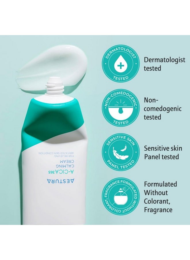 AESTURA A-CICA365 Calmimg Cream, 48 Hour Hydration, Face Moisturizer for Dry and Sensitive Skin, Centella Asiatica Cream for Redness Relief, 2.03 Fl Oz (60 ml)…