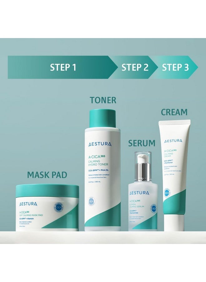 AESTURA A-CICA365 Calmimg Cream, 48 Hour Hydration, Face Moisturizer for Dry and Sensitive Skin, Centella Asiatica Cream for Redness Relief, 2.03 Fl Oz (60 ml)…