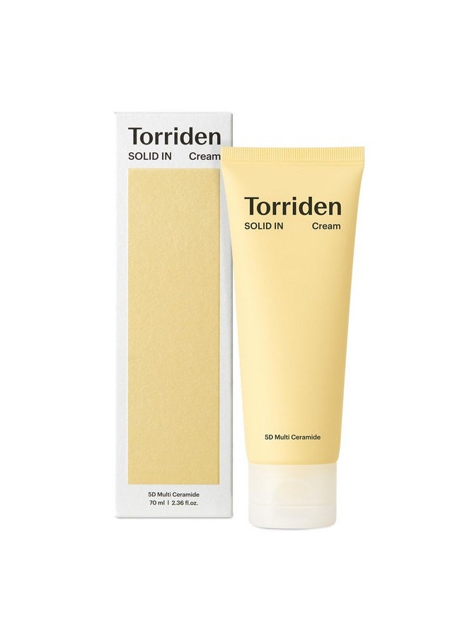 Torriden SOLID IN Ceramide Cream 70ml (2.36 fl. oz.) | Ceramide Moisturizer for Healthy Skin Barrier, Soothing, Nourishing | 5 types of Ceramide, Allantoin, Panthenol