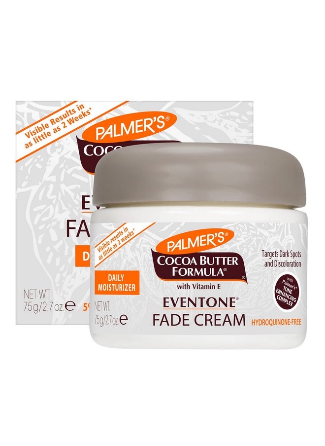 Palmer's Cocoa Butter Formula Eventone Fade Cream, Anti-Dark Spot Fade Cream with Vitamin E and Niacinamide, Helps Reduce Dark Spots & Age Spots, 2.7 Ounce