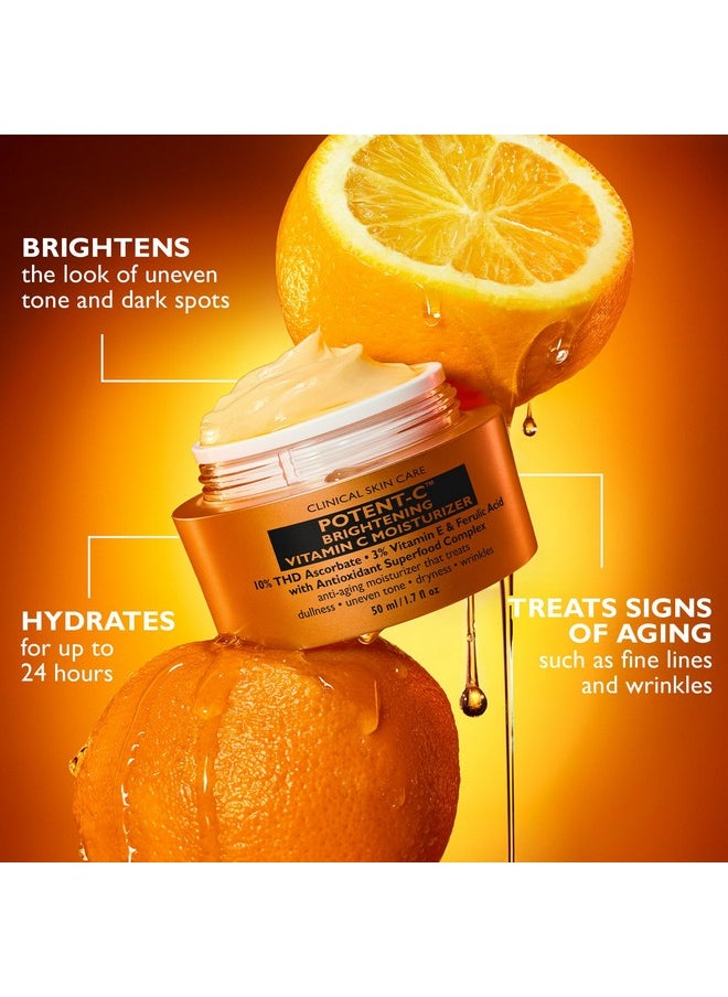 Peter Thomas Roth | Potent-C Brightening Vitamin C Moisturizer, For Dullness, Uneven Skin Tone, Dark Spots and Wrinkles, Antioxidant Moisturizer