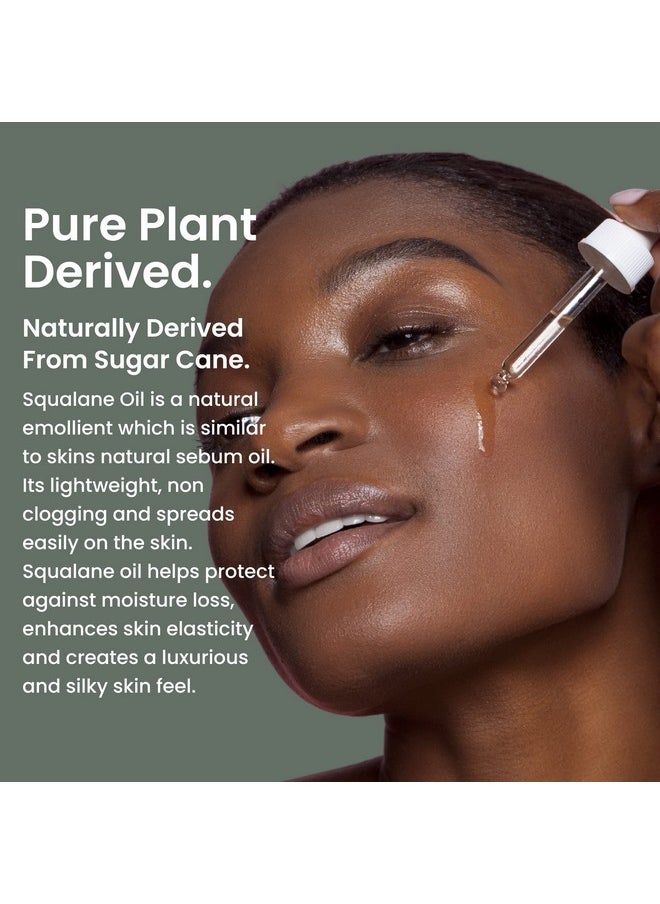 natural outcome Pure Squalane Oil l 100% Plant Derived Squalane Oil for Face, Body, Hair & Lips I Weightless Moisturizing Oil Firms Skin, Reduces Fine Lines & Enhances Skin Elasticity I 1 oz
