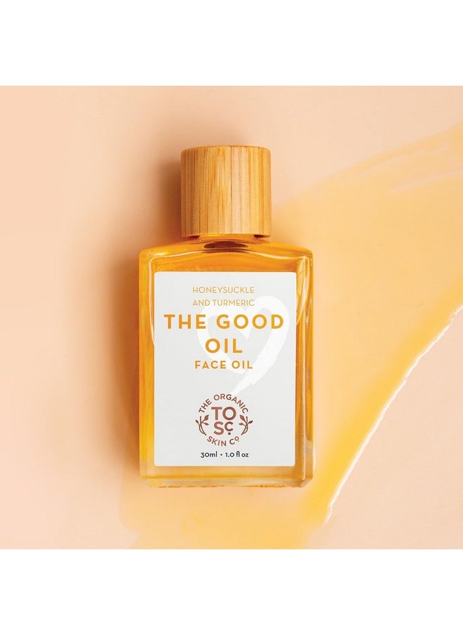 Skin Glow Serum for Face Care - Gua Sha Oil for Glowing Skin with Turmeric Oil for Face Dark Spots Fine Lines & Wrinkles - Hydrating Face Oil for Women's Vegan Organic Skin Care (30mL)