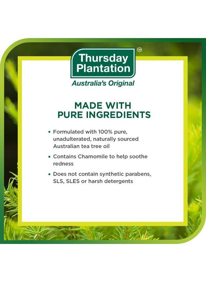 Thursday Plantation Tea Tree Face Wash Foam, Gentle Soap-Free Skin Cleanser, 5.1 fl oz