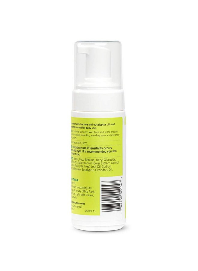 Thursday Plantation Tea Tree Face Wash Foam, Gentle Soap-Free Skin Cleanser, 5.1 fl oz