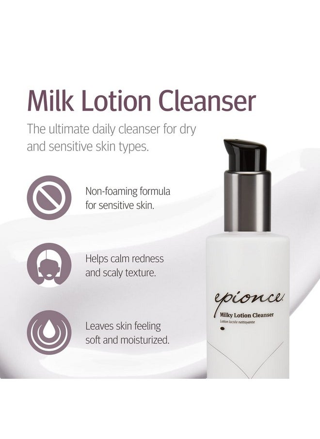 Epionce Milky Lotion Cleanser - Skin Barrier Repair Sensitive Skin Face Wash, Hydrating Facial Cleanser, Dirt & Makeup Remover Gentle Face Cleanser
