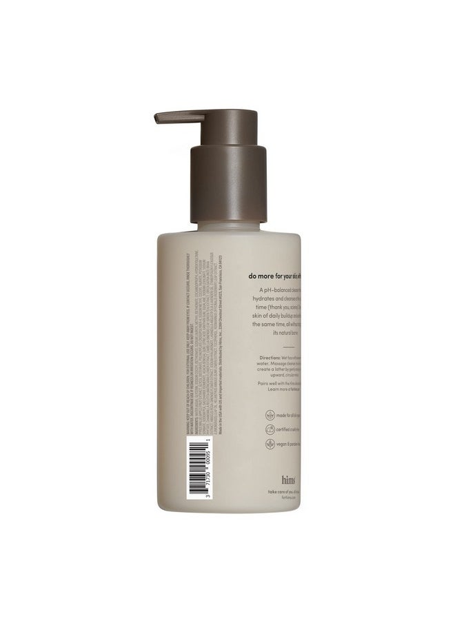 hims High Tide Hydrating Daily Cleanser for Men - Gentle Face Cleanser with Hyaluronic Acid, Squalane and Green Tea Extract - Lemongrass Field Scent
