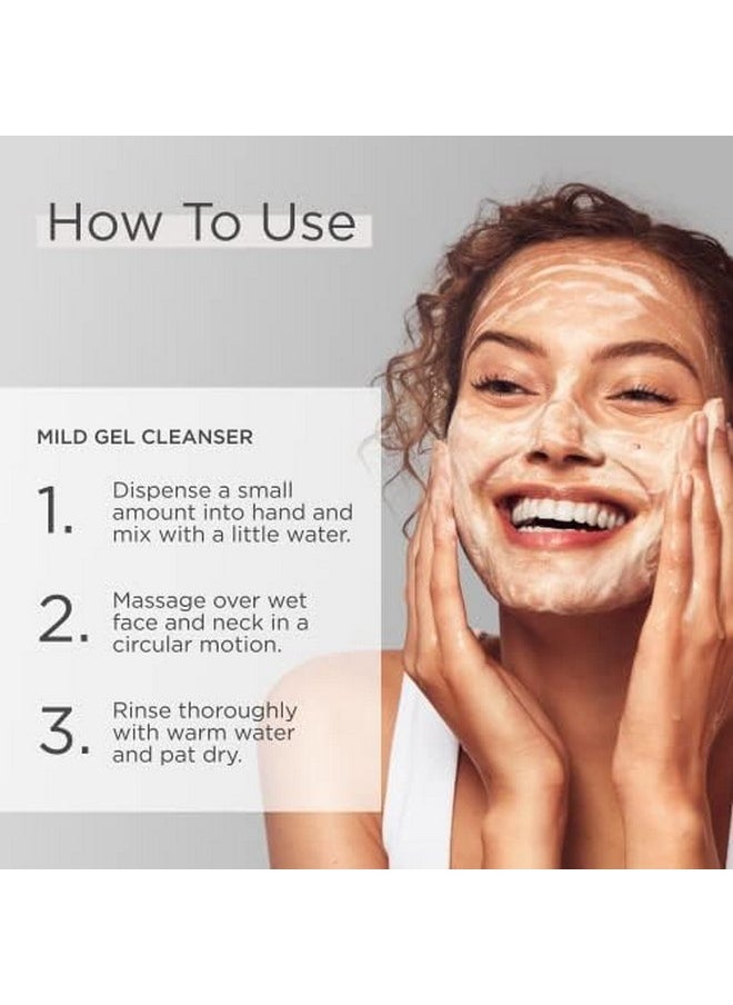 Glytone Mild Gel Cleanser - Exfoliating Face Wash for Normal to Combination Skin - With 4.7% Pure Glycolic Acid - Vegan & Fragrance-Free - 6.7 fl. oz.