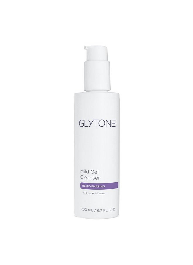 Glytone Mild Gel Cleanser - Exfoliating Face Wash for Normal to Combination Skin - With 4.7% Pure Glycolic Acid - Vegan & Fragrance-Free - 6.7 fl. oz.