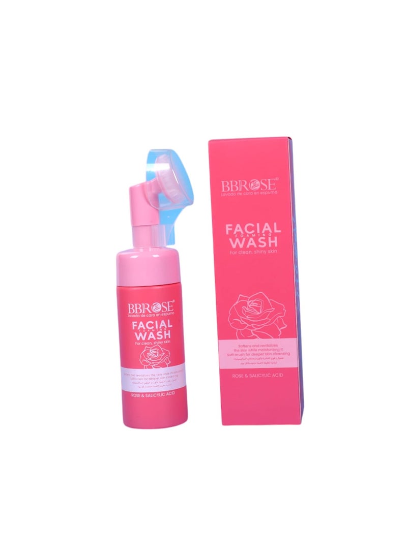 Rose Face Wash 150ml  Gentle Cleansing Gel for All Skin Types  Hydrating  Refreshing  Natural Ingredients  pH Balanced  Removes Makeup  Impurities  ParabenFree