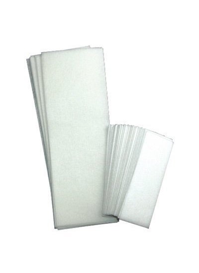 FantaSea Non-Woven Facial & Body Wax Strips. 100 Strips - 50 Small, 50 Large (Pack of 2)