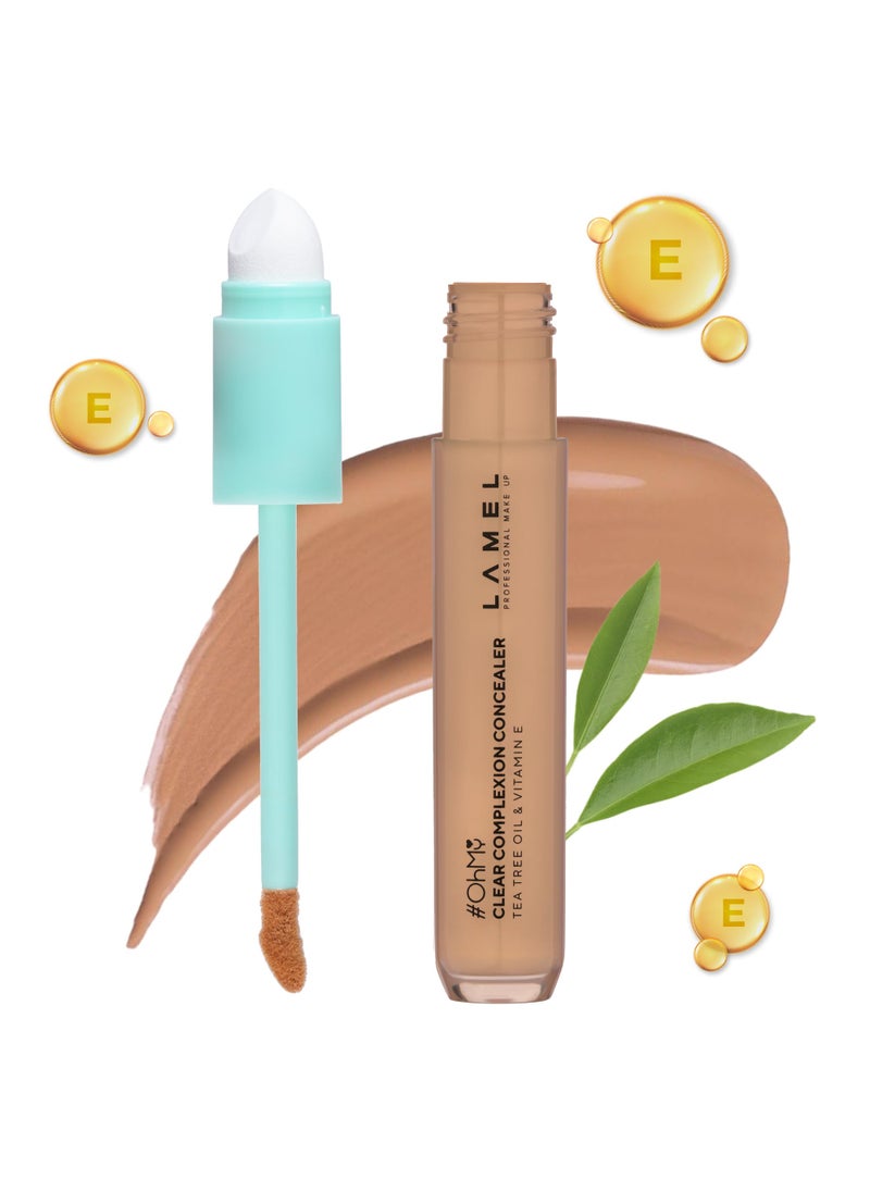 LAMEL OH my Clear Face Concealer  Vitamin E  Tea Tree Extract  Skin Care Moisturizing  Waterproof  AntiAging Formula  Brightening  Protection 404023 floz