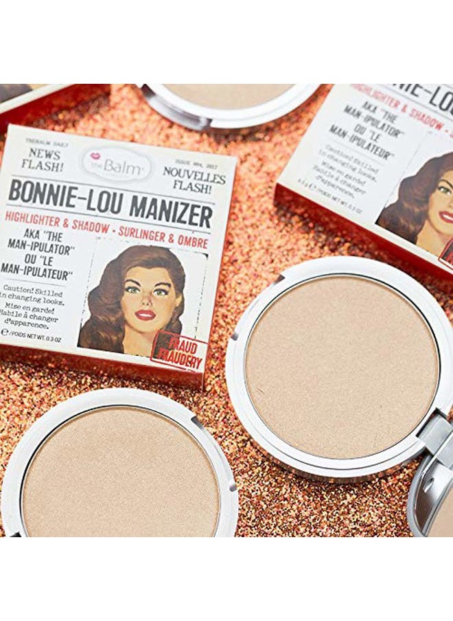 Bonnie-Lou Manizer Highlighter & Shadow, Highly Pigmented, Gilded Highlighter