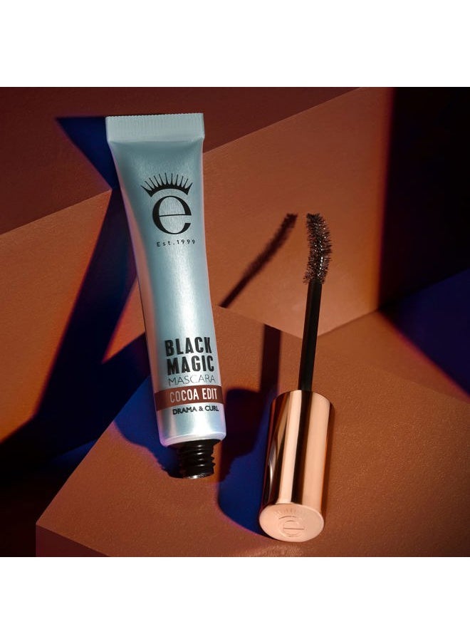 Black Magic Cocoa Edit Mascara, Brown - for Volume & Length - Nourishing with Keratin & Shea Butter 8ml