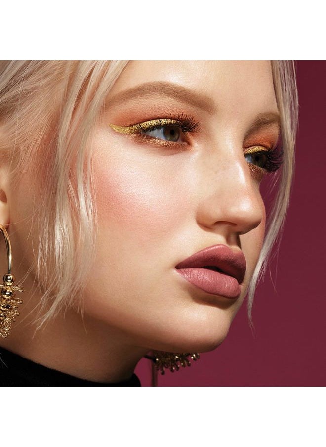 Line Play Metallic 2-in-1 Liner Shadow - Sand Burst (0.08 Fl. Oz.) Vegan, Cruelty-Free Eyeliner & Eyeshadow Duo - Line & Define Eyes with Shimmer Shades