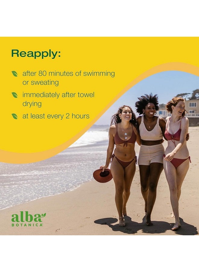 Alba Botanica Sunscreen Spray for Face and Body, Broad Spectrum SPF 50 Sunscreen, Hawaiian Coconut, Water Resistant and Biodegradable, 5 fl. oz. Bottle