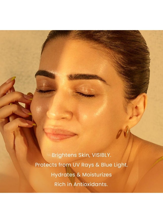 Daily Day-Care Routine With Face Serum & Moisturizing Sunscreen Spf 50 | Glow & Protect Skincare Essentials For All Skin Types | Rich In Niacinamide, Hyaluronic Acid & Kakadu Plum | Pack Of 2