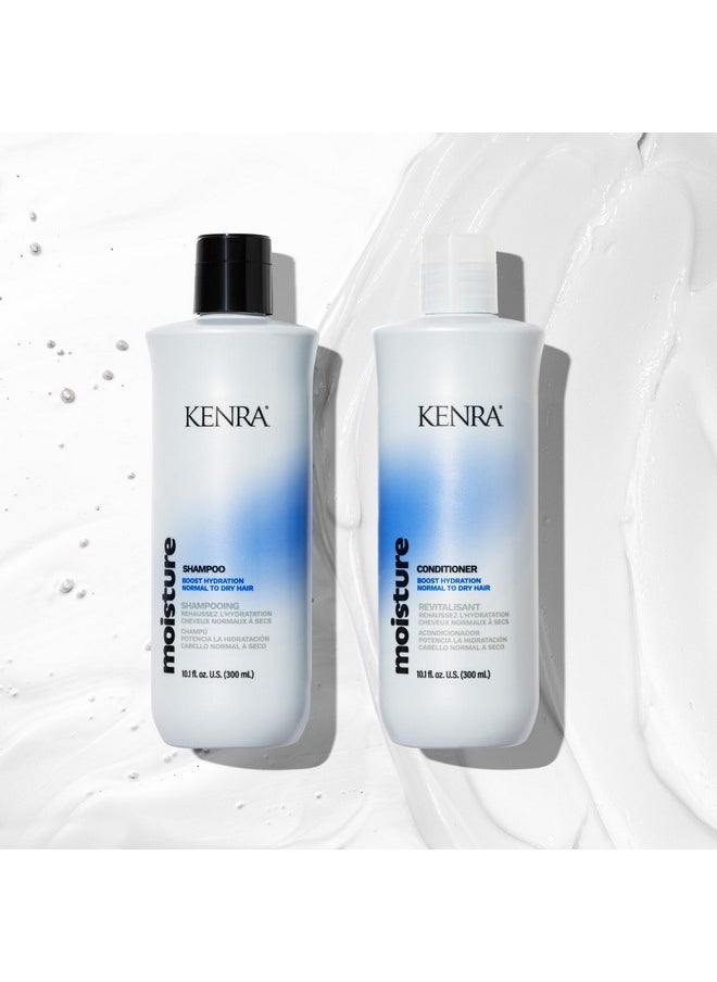 Kenra Moisture Shampoo | Boost Hydration | Improve Manageability and Shine | Nourish Dry Hair | Color Safe | Efforless Detangling | Normal to Dry Hair | 10.1 fl. oz.