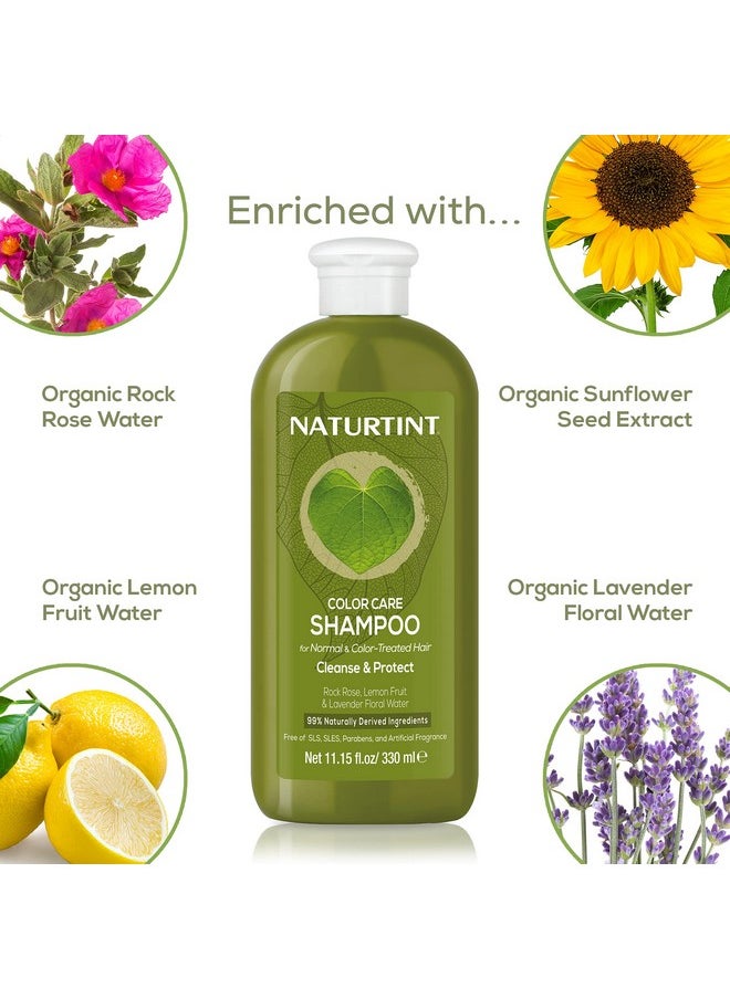 Naturtint Color Care Shampoo for Color-Treated, Dry, or Normal Hair, Formulated to Retain Vibrancy without Parabens, Sodium Lauryl Sulfate or Sodium Laureth Sulfate