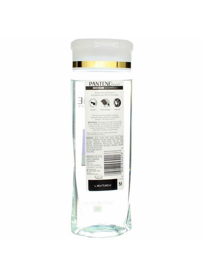 Pantene Pro-V Sheer Volume Thick, Full Body Shampoo, 12.6 Fl Oz (Pack of 3)