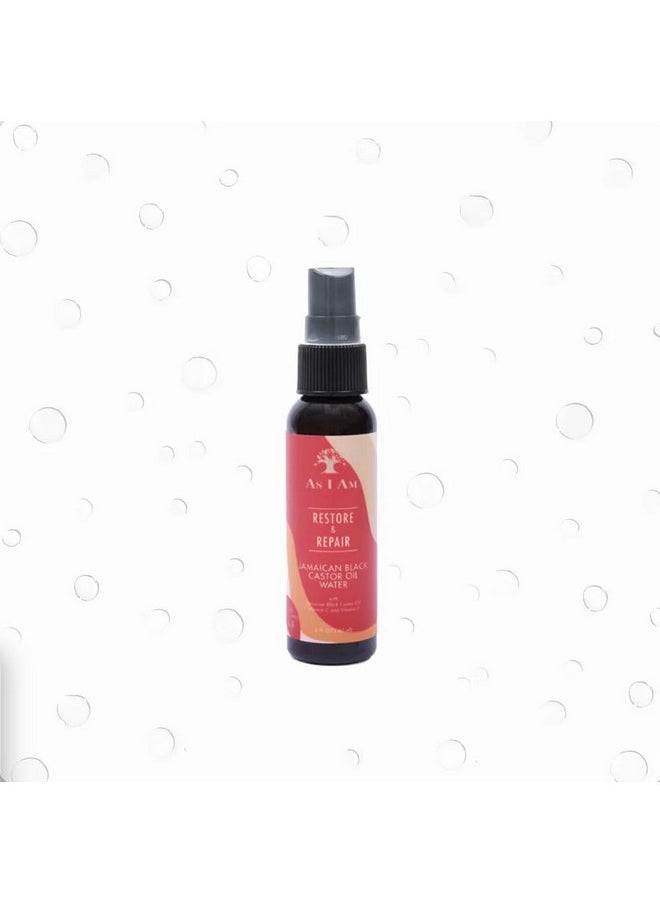 As I Am JBCO Water 2 FL Oz - Nano Curl Strengthener - Moisturizes and Detangles - Anti-Frizz