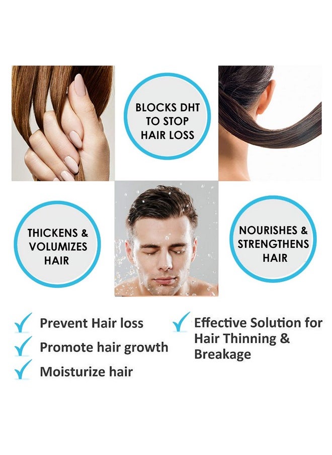 Hairgenics Pronexa Clinical Strength Hair Growth & Regrowth Therapy Hair Loss Shampoo With Biotin, Collagen, and DHT Blockers for Thinning Hair, 8 fl. oz.