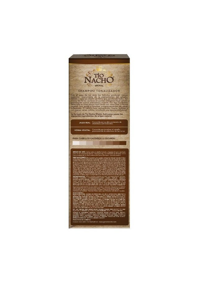 Tio Nacho Tío Nacho Efecto Anti-Canas, Shampoo Anti-Caída con Henna Egipcia