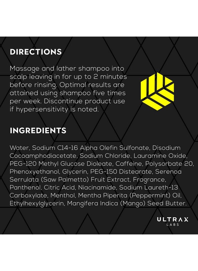 Ultrax Labs Hair Thickening Shampoo for Thinning Hair and Hair Loss - Hair Surge 8 oz for Women and Men