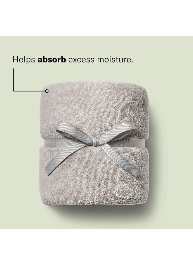 DevaCurl Microfiber Anti-Frizz Hair Towel | Gently Dries | Gray