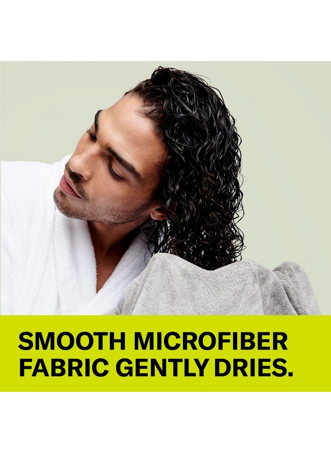 DevaCurl Microfiber Anti-Frizz Hair Towel | Gently Dries | Gray