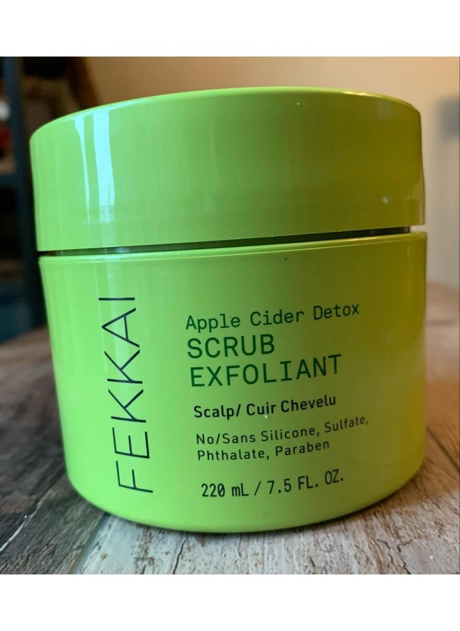 Fekkai Apple Cider Detox Clarifying Scrub - 7.5 oz - Scalp Treatment - Removes Build-Up & Exfoliates - For All Hair Types - Vegan, Cruelty-Free
