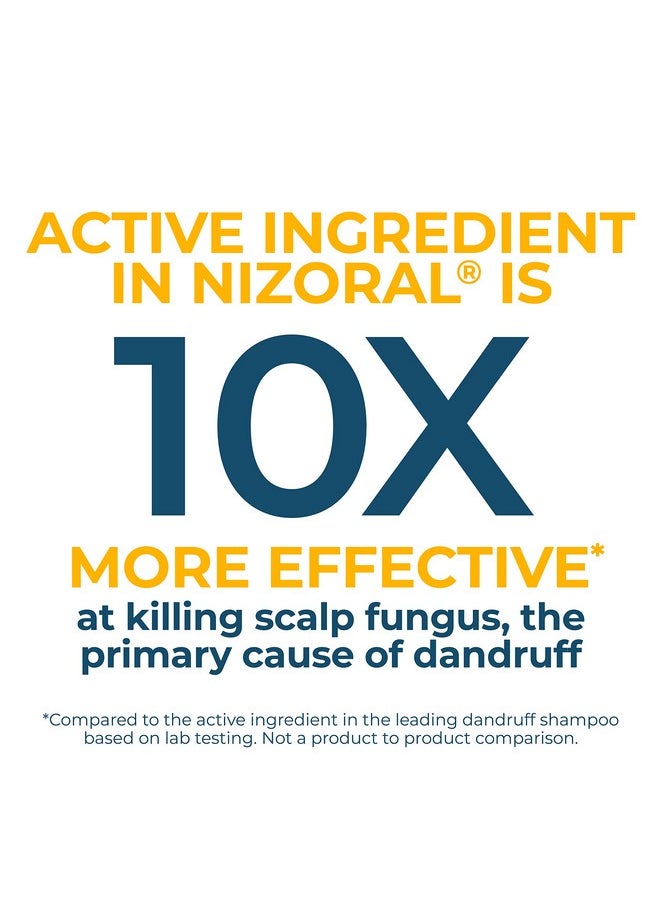Nizoral Anti-Dandruff Shampoo with 1% Ketoconazole, Fresh Scent, 21 Fl Oz (Pack of 3)