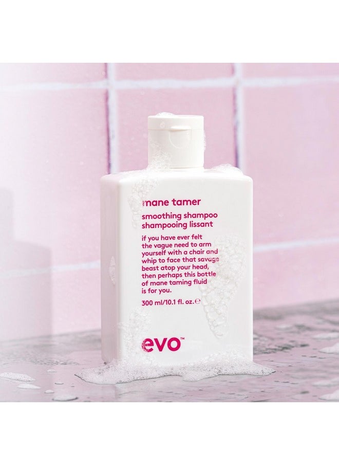 EVO Mane Tamer Smoothing Shampoo - Cleans, Smooths, & Strengthens Hair - Reduces Frizz - 300ml / 10.1fl.oz - 300ml / 10.1fl.oz