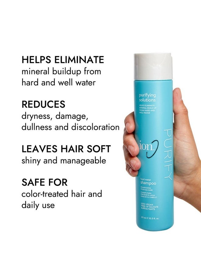 ion Purifying Solutions Hard Water Shampoo, Gentle Cleansing For All Hair Types, Prevents Hard Water Buildup, 10.5 oz.