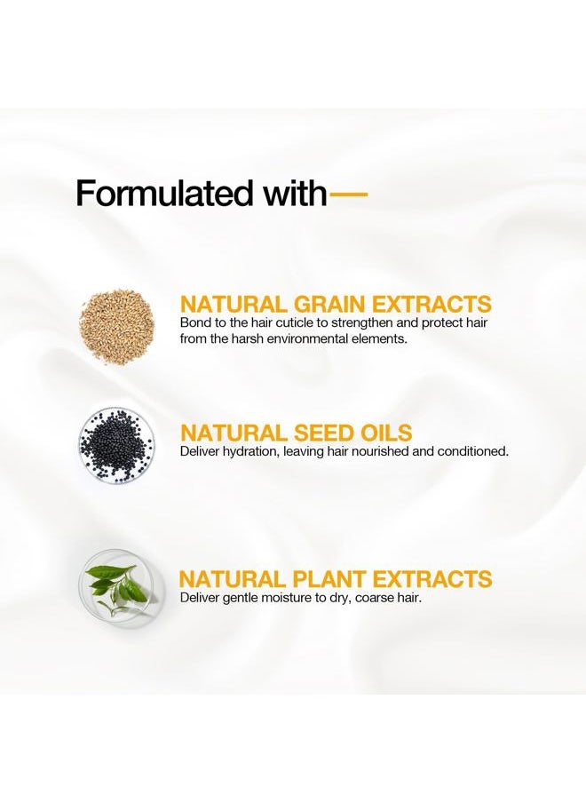 Moisture Repair Shampoo | Nourishing & Anti-Dandruff Shampoo for Women & Men with Dry, Frizzy, or Color-Treated Hair | Sulfate-Free Formula for a Smooth Hair Care Routine | 10.1 fl oz