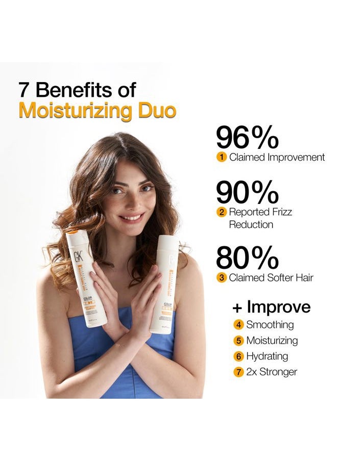 Moisture Repair Shampoo | Nourishing & Anti-Dandruff Shampoo for Women & Men with Dry, Frizzy, or Color-Treated Hair | Sulfate-Free Formula for a Smooth Hair Care Routine | 10.1 fl oz