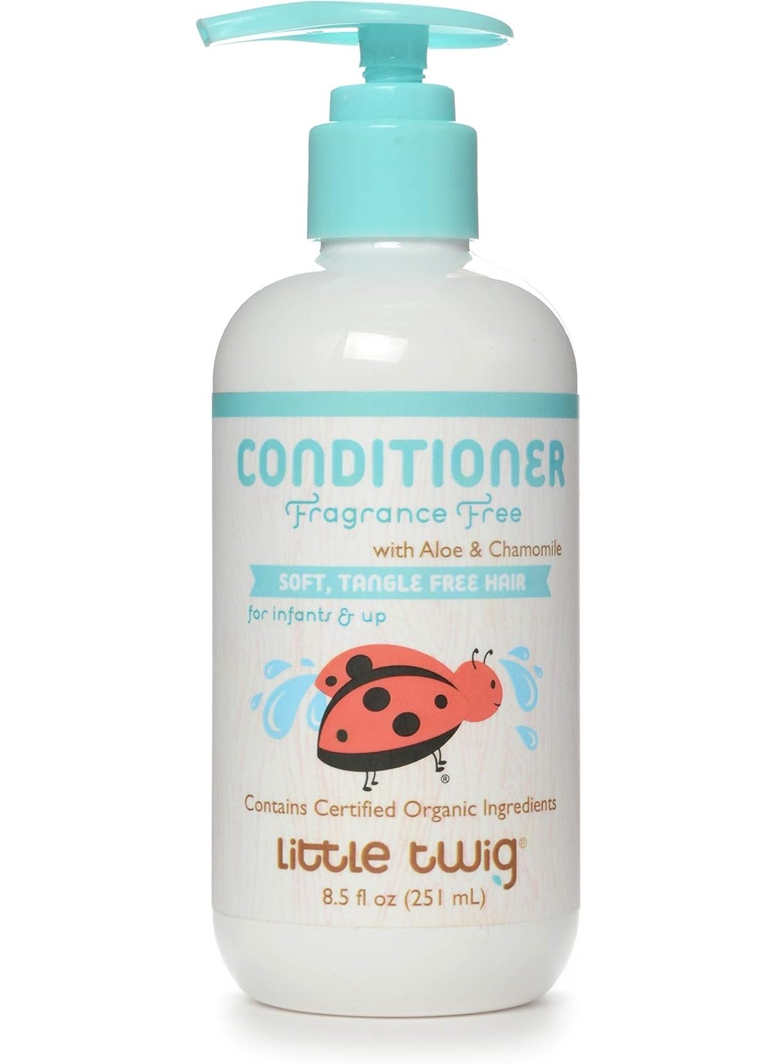 Little Twig Detangling Conditioner Natural Conditioner with Plant Derived Formula Hair Conditioner with Essential Oils and Extracts Suitable for Whole Family FragranceFree 85 fl oz