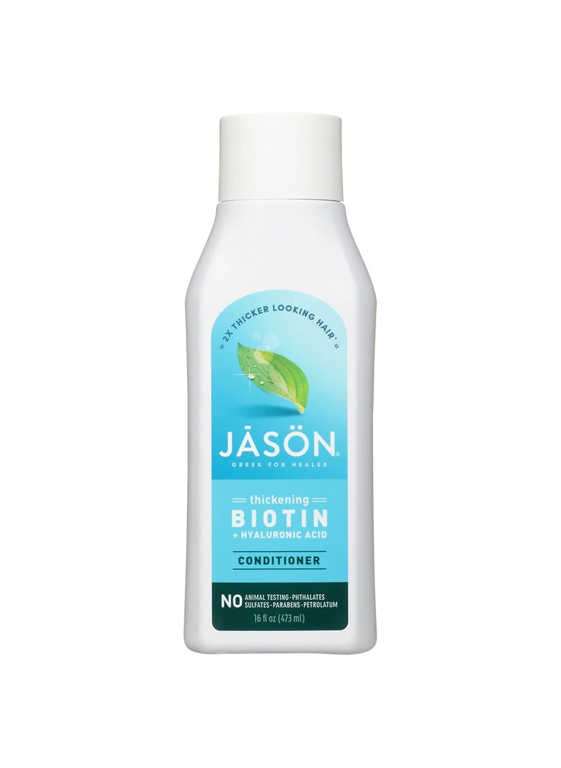 Jason Conditioner Thicken  Restore Biotin and Hyaluronic Acid 16 Oz