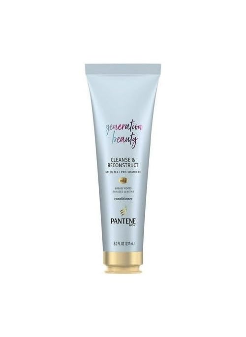 Pantene ProV Generation Beauty Cleanse  Reconstruct Conditioner for Greasy Roots  Damaged Lengths 80 Fl Oz White