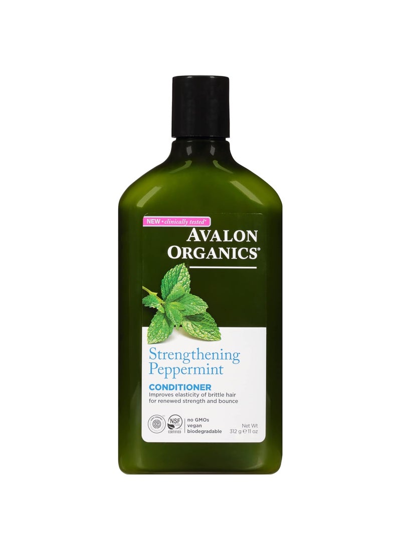 Avalon Organics Conditioner Strengthening Peppermint 11 Oz