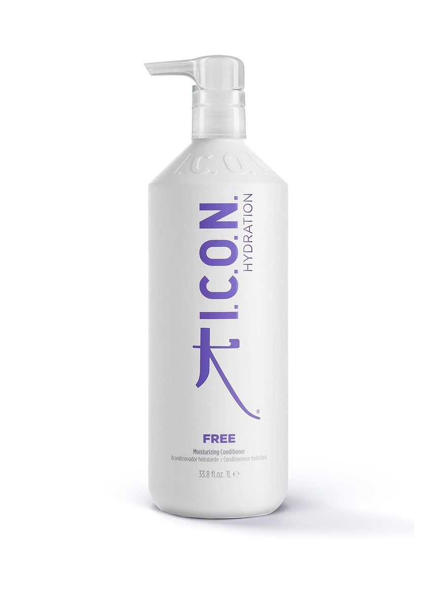 K ICON Free Moisturizing Conditioner for SalonQuality Hair Care 338 Oz Bottle 1 Count