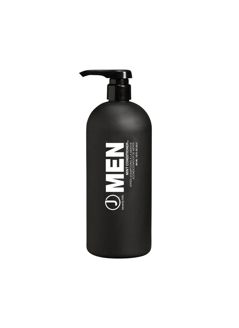 J Beverly Hills Mens Mint Conditioner with Avocado Oil for Moisture and Strength 11 Oz 32 Oz
