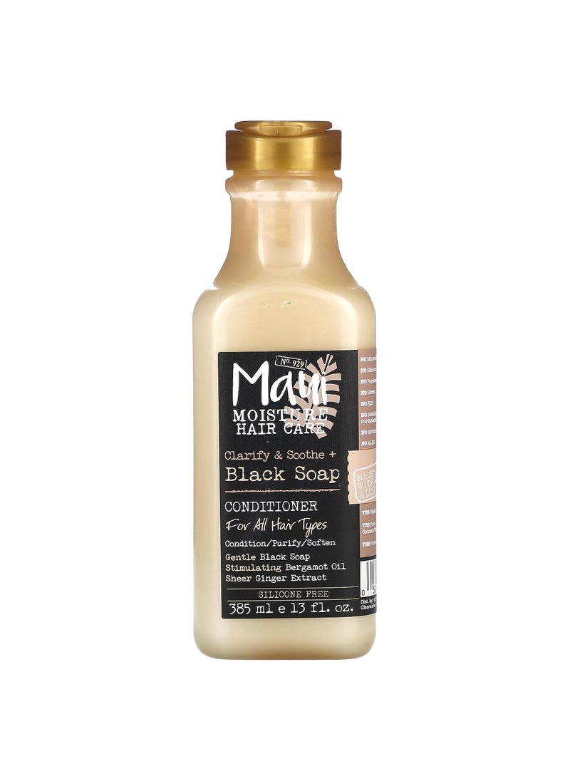 Maui Moisture Clarify  Soothe  Black Soap Conditioner Hydrating 13 fl oz